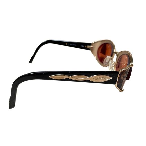 Vintage Cazal Y2K Hip-hop Gold Leopard Sunglass FRAMES‎ ONLY Germany model 911 main image 4